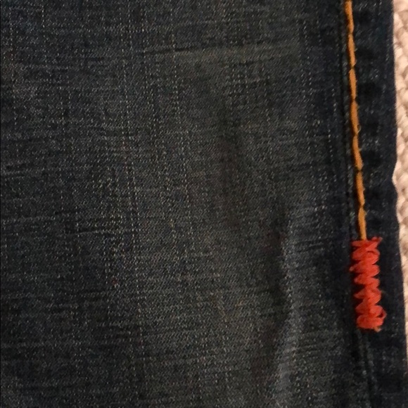 True Religion Billy Super T Blue Jeans Stitches - Picture 6 of 6